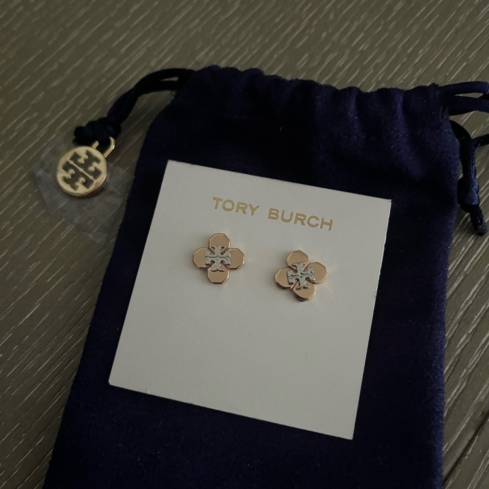 Tory Burch Gold Stud Earrings